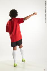 Sportswear Man Black Standing poses - ALL Slim Medium Black Standard Photoshoot  Academic